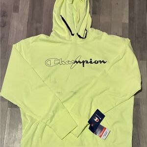 Champion Neon Yellow Hoodie